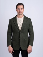 Image for James Stephens Green Irish Tweed Poets Jacket - Sport Coat