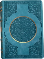 Image for Natures Craft Faux Leather Notebook, Teal