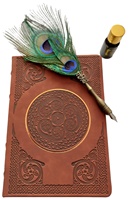 Image for Natures Craft Faux Leather Notebook, Brown