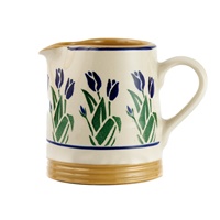 Nicholas Mosse Blue Bloom Cylinder Jug, Small