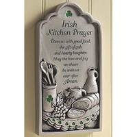 Image for Irish Kitchen Prayer Plaque with Easel Back